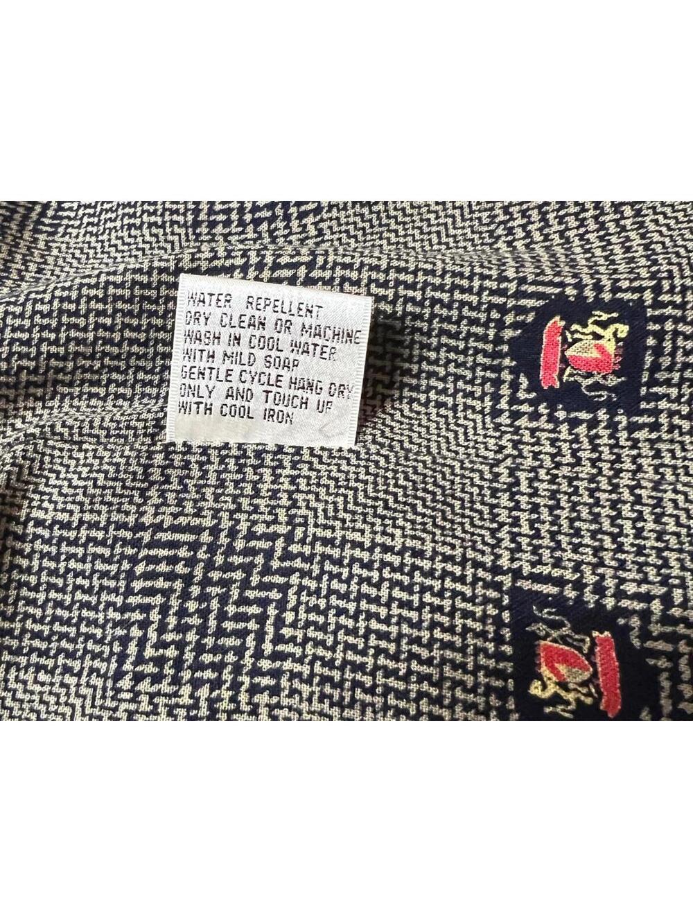 Vintage 90s Evan-Picone Preppy Trench Coat • Classic Tan • Patterned Lining-Med - Picture 7 of 9